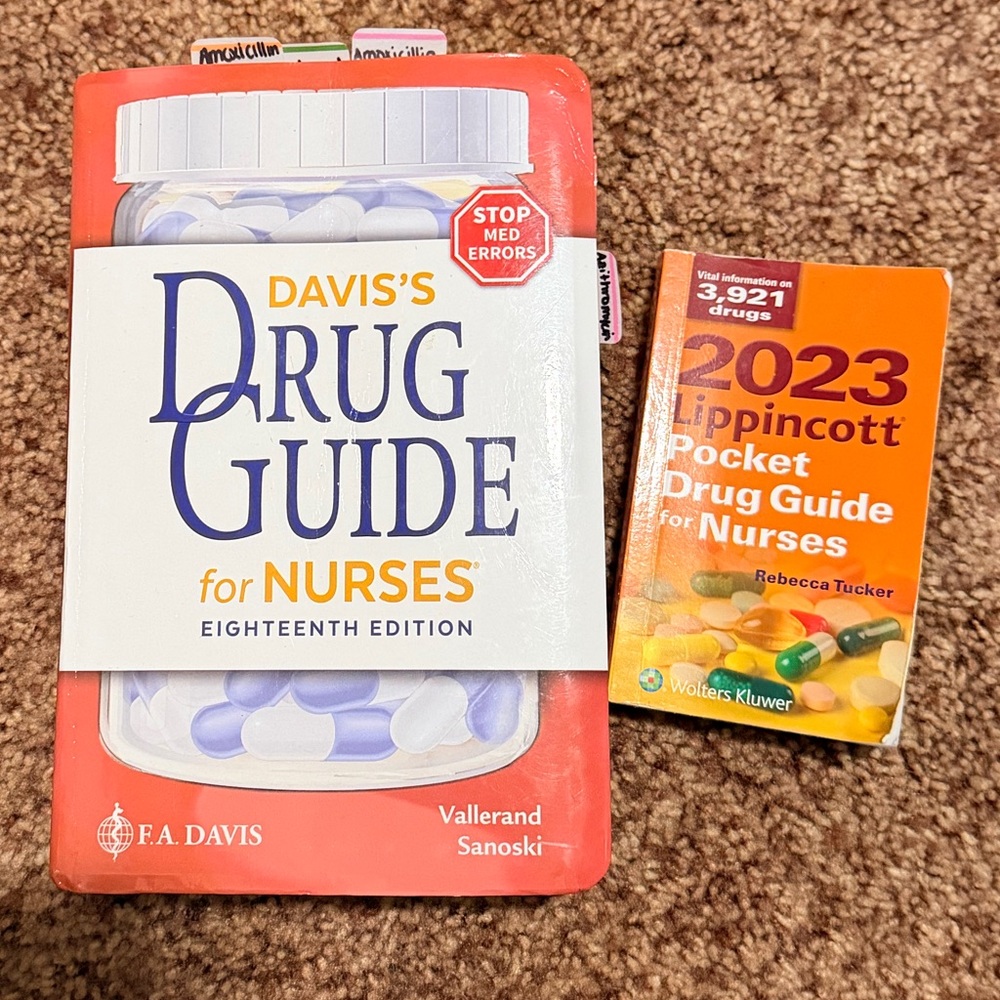 Davis's Drug Guide for Nurses Book + free pocket drug guide for nurses